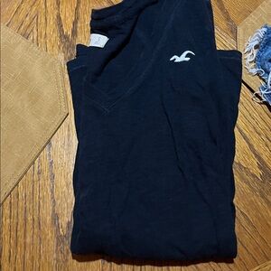 Navy Blue V-Neck T-Shirt